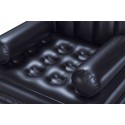 Bestway Poltrona Gonfiabile 4 Posizioni In 1 poggiapiedi 191x97x64 cm floccata