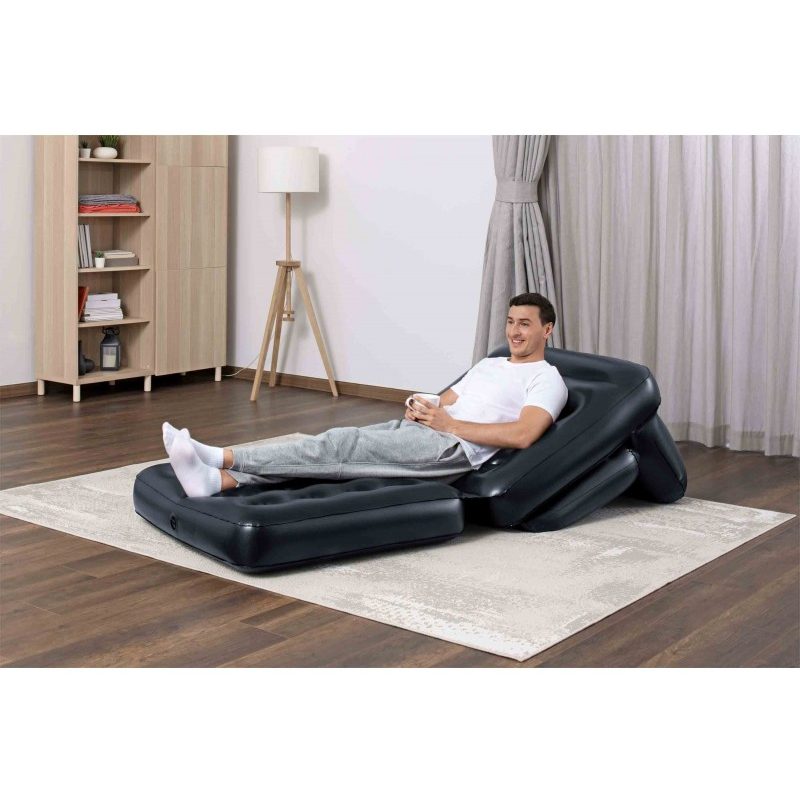 Bestway Bestway Poltrona Gonfiabile 4 Posizioni in 1 Poggiapiedi fo...