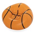 Poltrona pouf Gonfiabile 114x112x66 cm tema basket Bestway giardino bambini