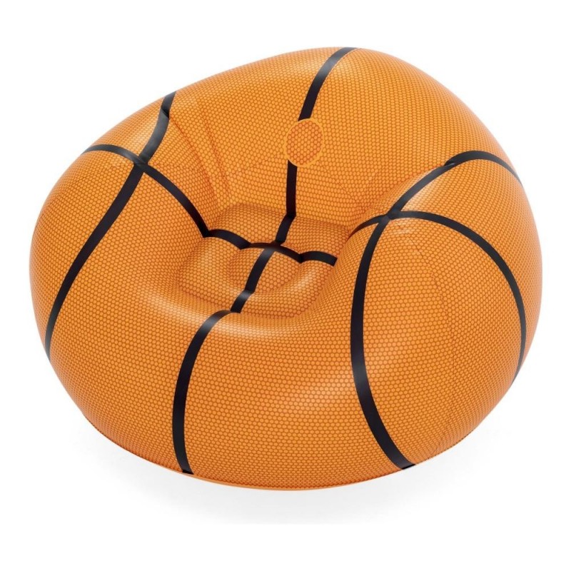 Poltrona pouf Gonfiabile 114x112x66 cm tema basket Bestway giardino bambini