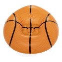 Poltrona pouf Gonfiabile 114x112x66 cm tema basket Bestway giardino bambini