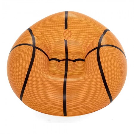 Poltrona pouf Gonfiabile 114x112x66 cm tema basket Bestway giardino bambini