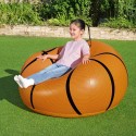 Poltrona pouf Gonfiabile 114x112x66 cm tema basket Bestway giardino bambini