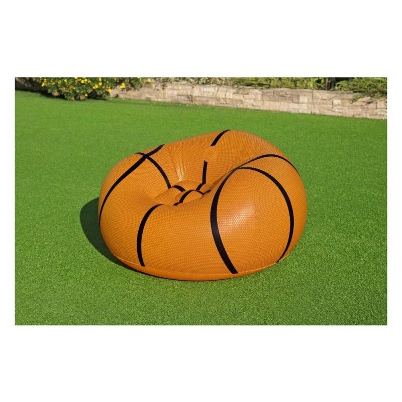 Bestway Poltrona pouf Gonfiabile 114x112x66 cm tema basket Bestway ...