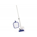 Bestway Kit manutenzione pulizia piscina retino aspiratore asta 58013 Flowclear