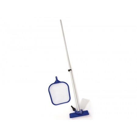 Bestway Kit manutenzione pulizia piscina retino aspiratore asta 58013 Flowclear