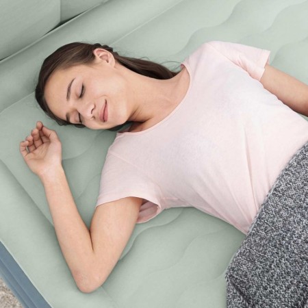 Materasso letto matrimoniale gonfiabile airbed FiberTech Bestway 229x152x43 cm