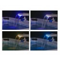 Bestway Flowclear Fontana Cascata Luce LED RGB Cambio Colore Piscina Fuoriterra
