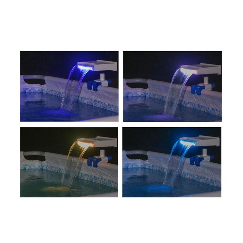 Bestway Bestway Flowclear Fontana Cascata Luce LED RGB Cambio Color...
