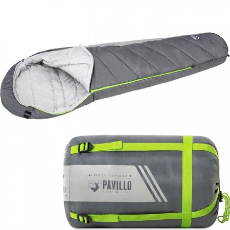 Sacco a pelo Bestway invernale 230X80cm Antifreddo campeggio Borsa Trasporto