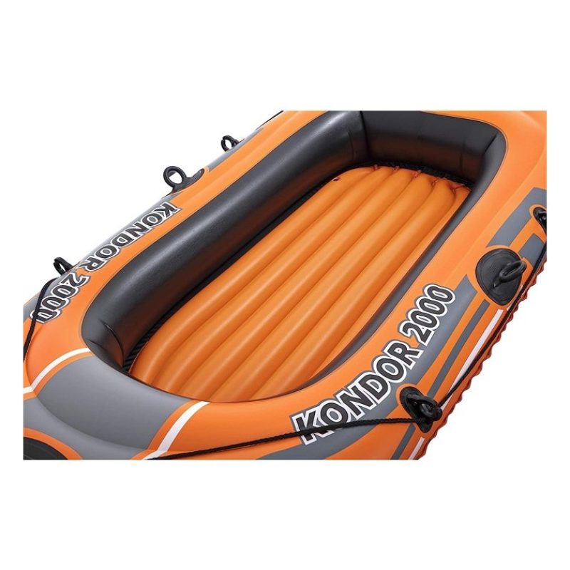 Canotto gommone mare Kondor 2000 con remi e pompa Bestway gonfiabil...