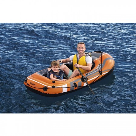 Canotto gommone mare Kondor 2000 con remi e pompa Bestway gonfiabile 188x98cm