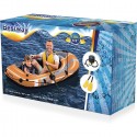 Canotto gommone mare Kondor 2000 con remi e pompa Bestway gonfiabile 188x98cm