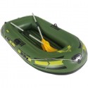 Canotto Gonfiabile gommone con remi e pompa 188x114 cm lago mare 2 posti