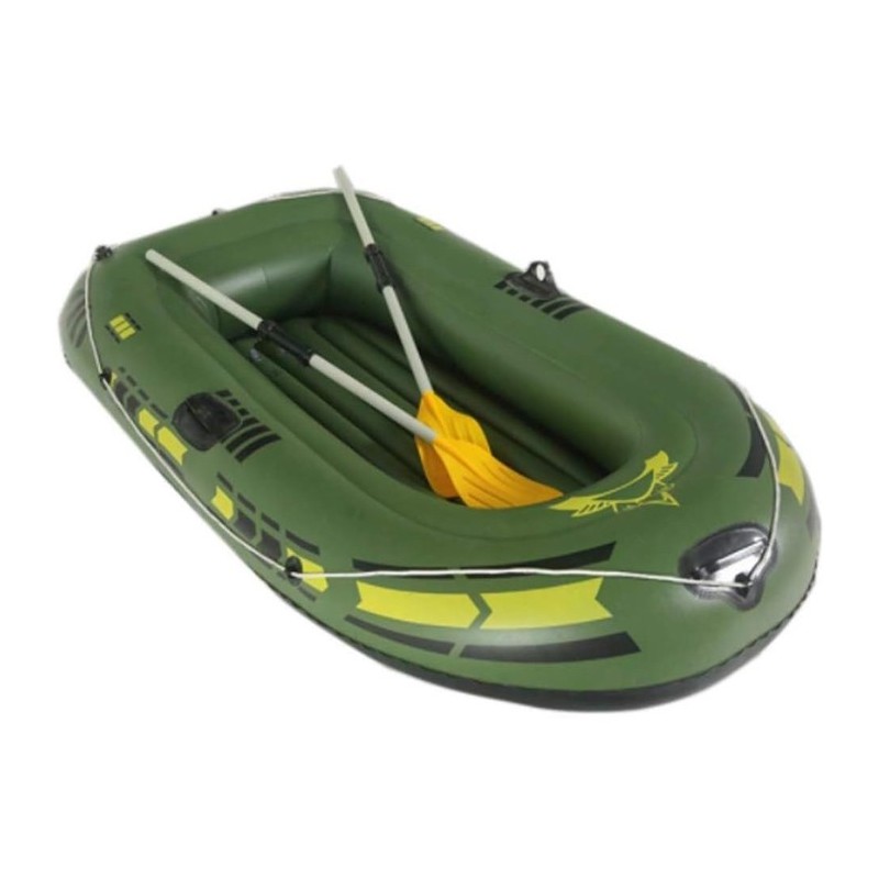 Gommone Gonfiabile Per Pesca 157x114 Cm - 3 Camere D'Aria, Con Pompa E Borsa, Portata 100kg - Foto 10