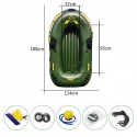 Canotto Gonfiabile gommone con remi e pompa 188x114 cm lago mare 2 posti