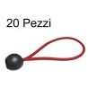 Verdelook Elastico per attacco rapido con sfera 20 pezzi per telo o...