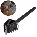 Spazzola doppia per barbecue BBQ raschietto utensili grill griglia forni 38 cm