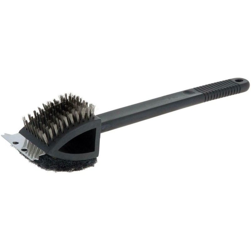 WeHome Spazzola doppia per barbecue BBQ raschietto utensili grill g...