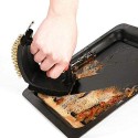 Spazzola Metallica Pulizia Barbecue Griglia forni Bbq Con Raschietto spugna
