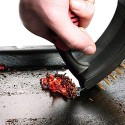 Spazzola Metallica Pulizia Barbecue Griglia forni Bbq Con Raschietto spugna