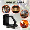 WeHome Spazzola Metallica Pulizia Barbecue Griglia forni Bbq Con Ra...