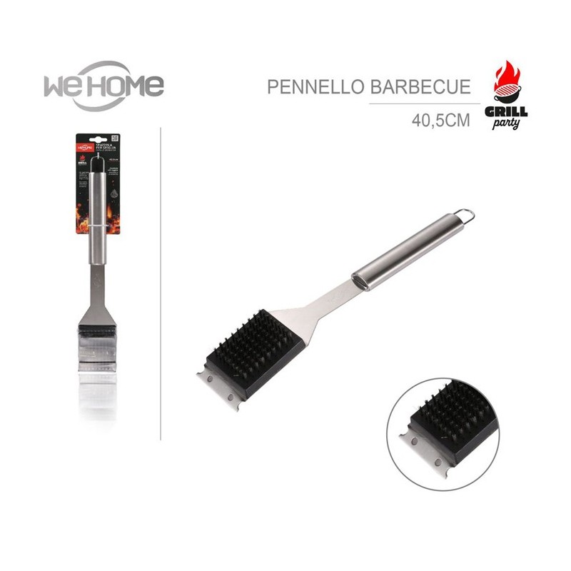 Raschietto Barbecue Con Apribottiglie - Spazzola Senza Setole