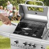 WeHome Spazzola metallica pulizia barbecue BBQ raschietto grill gri...