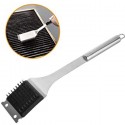 Spazzola metallica pulizia barbecue BBQ raschietto grill griglia forni 40,5 cm