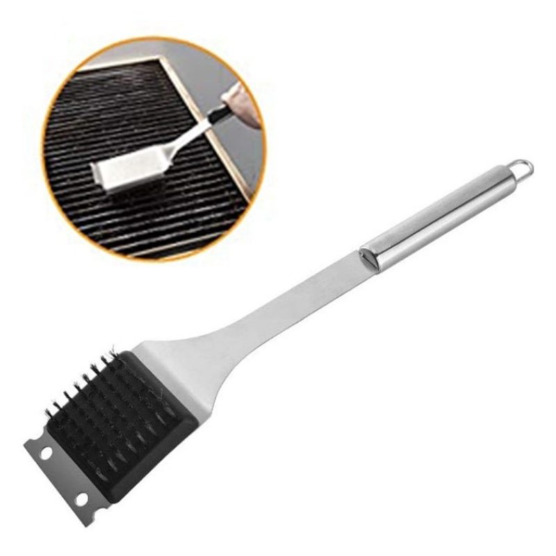 WeHome Spazzola metallica pulizia barbecue BBQ raschietto grill gri...