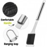 WeHome Spazzola metallica pulizia barbecue BBQ raschietto grill gri...