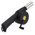 Soffiatore per Barbecue Ventilatore BBQ Accendifuoco Brace Carbone Manuale Fuoco