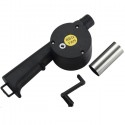 Soffiatore per Barbecue Ventilatore BBQ Accendifuoco Brace Carbone Manuale Fuoco
