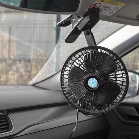 Ventilatore da auto camion 24V da 8 pollici per presa accendisigari con pinza