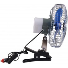 Ventilatore da auto camion 12V da 8 pollici per presa accendisigari con pinza
