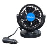Ventilatore per Auto 12V portatile viaggio regolabile 360° Presa Ac...