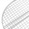 WeHome Griglia tonda doppia barbecue in acciaio manico legno Gratic...