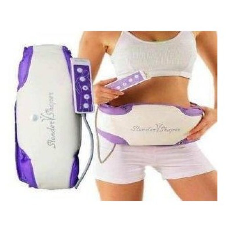 SLENDER SHAPER CINTURA MASSAGGIO SAUNA FASCIA VIBRANTE PANCIA GLUTEI COSCE