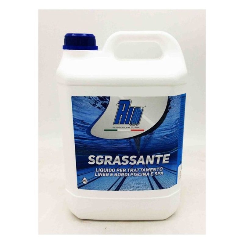 Rio Sgrassante Piscina 5 kg Detergente per Pareti Liner e Bordi for...