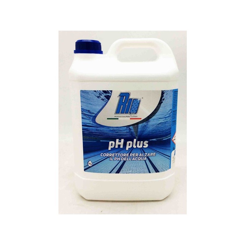 Rio Ph+ Plus Piscina 5lt correttore incrementatore PH plus acqua pi...