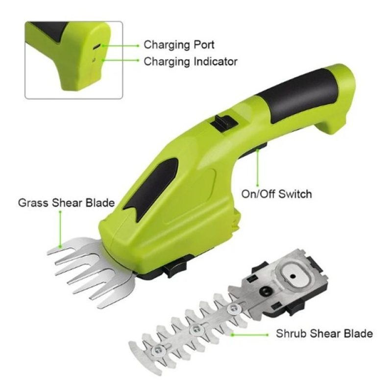 Hongu Forbici Elettriche da Giardinaggio con Testina Extra Mini Tag...