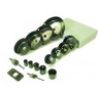 Kit frese a tazza legno set fora plastica 16 PZ per trapano punta cartongesso