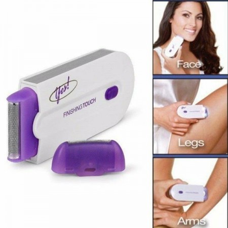 Rasoio donna depilatore peli  gambe touch elettrico ricaricabile USB senza fili