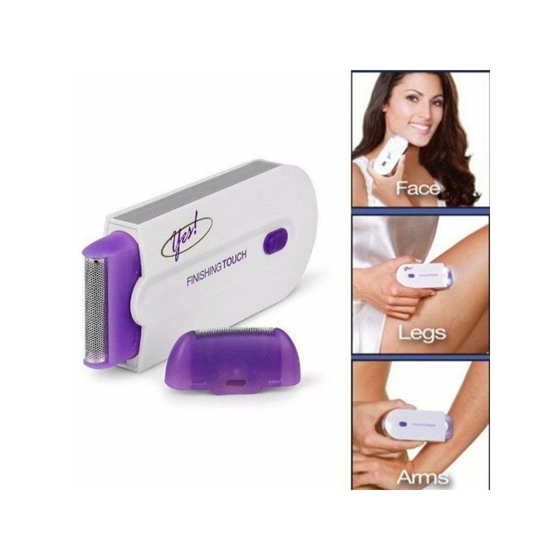 Rasoio donna depilatore peli  gambe touch elettrico ricaricabile USB senza fili