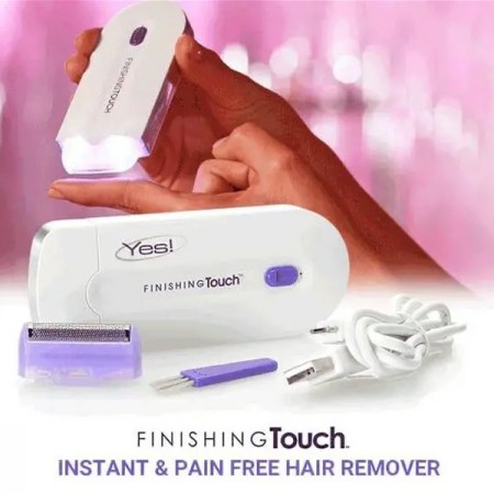 Rasoio donna depilatore peli  gambe touch elettrico ricaricabile USB senza fili