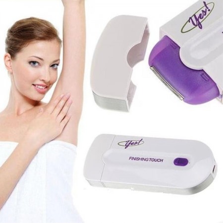 Rasoio donna depilatore peli  gambe touch elettrico ricaricabile USB senza fili