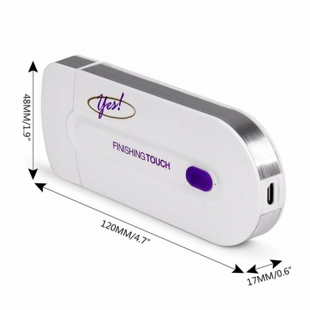 Rasoio donna depilatore peli  gambe touch elettrico ricaricabile USB senza fili