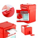 Salvadanaio Elettronico Cassaforte Atm Per Bambini Contanti Monete a batteria