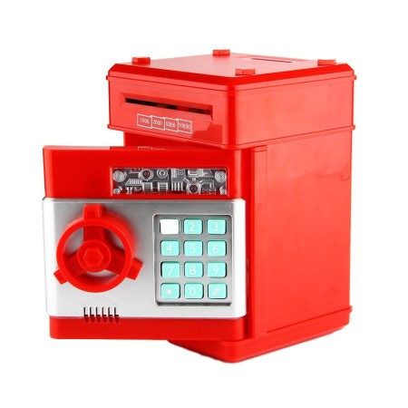 Salvadanaio Elettronico Cassaforte Atm Per Bambini Contanti Monete a batteria