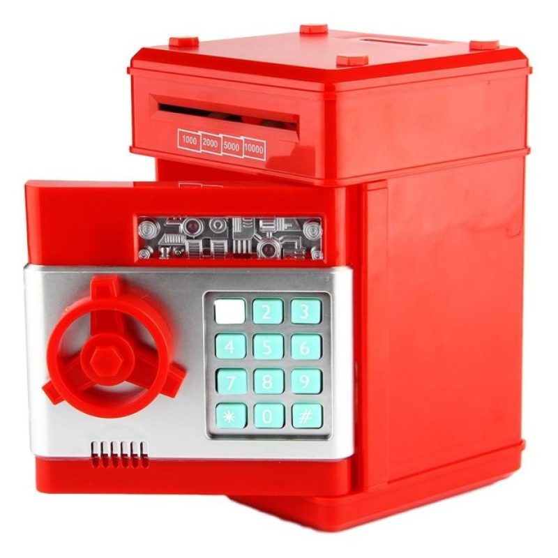 Hongu Salvadanaio Elettronico Cassaforte Atm Per Bambini Contanti M...